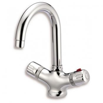 Miscelatore lavello termostatico Aquamat cromo 2613