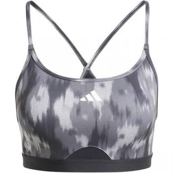 Adidas Top Aeroreact Floral Gris para Entrenamiento