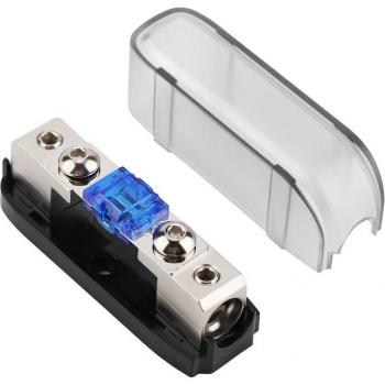 Auto Agu Audio Fuse Holder 4Ga In 4Ga Out