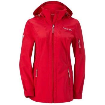 Rouge Helline Veste Softshell Déperlant & Résistante au Vent