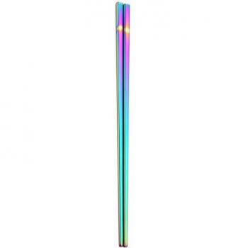 Baguettes chinoises en acier inoxydable 23cm