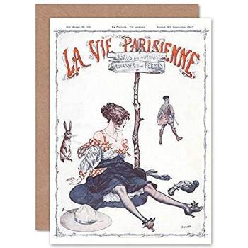 La Vie Parisienne Hunter Cover with Enclosed Blank Letter