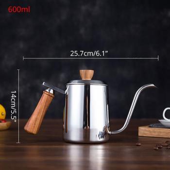 Premium Gooseneck Tea & Coffee Kettle, 304 Stainless Steel, 350/600ml