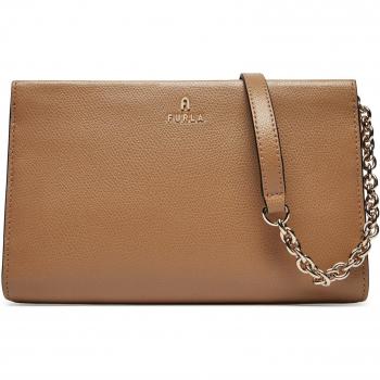 Furla Camelia Unisex-Beige Crossbody – Kleine Umhängetasche
