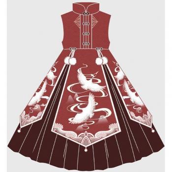 Vestido Gótico Chino Kawaii