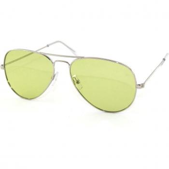 Exit+ Unisex EX358 Pilot Sunglasses in Silver