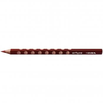 Lyra Groove Carton 12 Pinceaux en Papier Motif Rouge