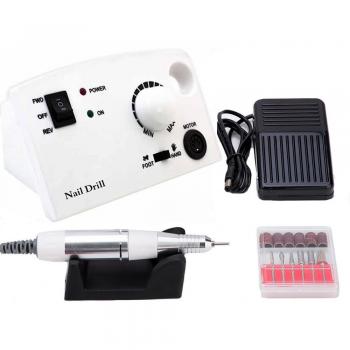 Dmoley ponceuse à ongles, 35000 RPM, outil de manucure et pédicure, blanche