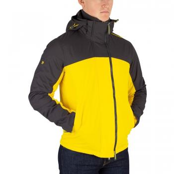 Gelbe Superdry Herren-Arctic-Exon Windcheater Jacke – L