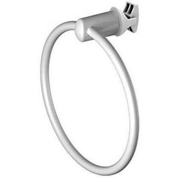 Rond Blanc Porte‑Serviettes Finimetal pour Radiateur