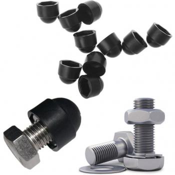 10Pcs Hex Dome Protection Caps for M6 M8 M10 M12 Bolts