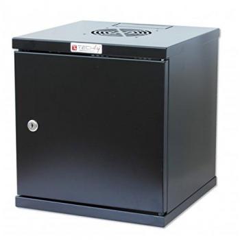 Rack 10 a Muro 6 unità Porta Cieca Nero