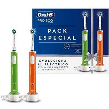 Oral-B Pro 600 Duo Escova de Dentes Elétrica Cross Action