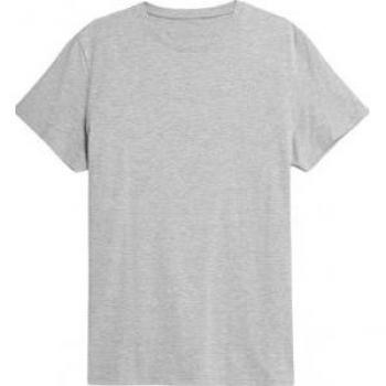 Herren T-Shirt 4F Cool H4Z22 Größe M Hellgrau Melange