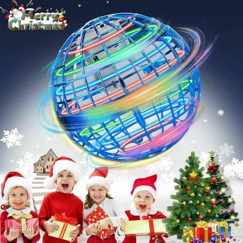 Dron Mini Esférico con Luces RGB y Movimiento 360 para Niños