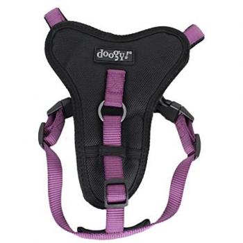 Harnais Classica Doogy violet en nylon – modèle taille L (25 mm)