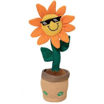 Girasol Danza Eléctrico con Conejo Naranja