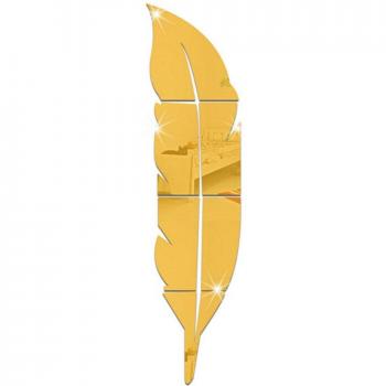 Vinyl Leaf Mirror Wall Decals