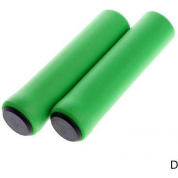 Empuñaduras de manillar, agarres de silicona antideslizante para bicicleta, 1 par