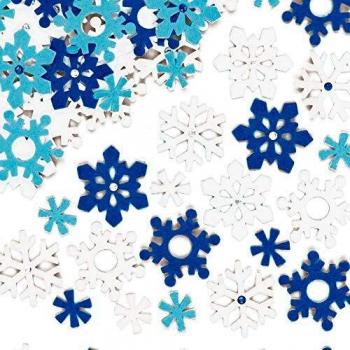 Set adesivi fiocchi di neve in feltro Baker Ross