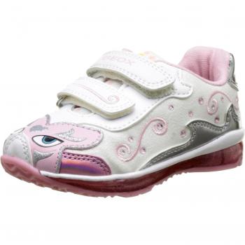 Geox B Todo Girl B, Scarpe Primi Passi, Bianco