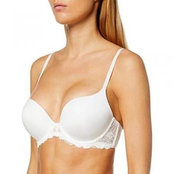 Reggiseno Dorina Claire Super Push Up, Bianco Sporco