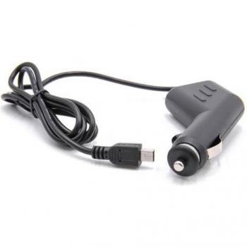 Chargeur allume‑cigare VHBW 12 V 1,0 A – câble mini‑USB pour GPS/MP3