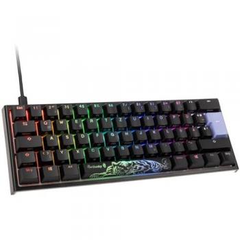 Ducky One 2 Pro Mini con Illuminazione RGB – Versione DE, Nero & Bianco