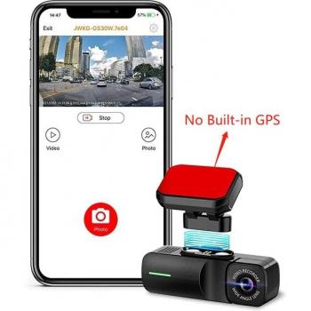 Cámara de Coche con Sensor G y Grabación en Bucle