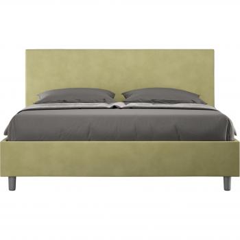 Letto 160x200 cm Adele Tè Verde Conrete e Microfibra Ityhome