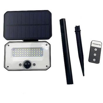 Faro LED Solare 10W 935LM IP65 con 4 Modalità di Illuminazione e Sensore di Movimento