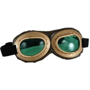 Elope Steampunk Aviator Brille Gold