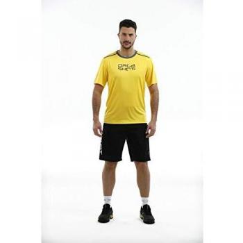 T-shirt NUR à manches courtes Drop Shot Jaune 2XS Homme