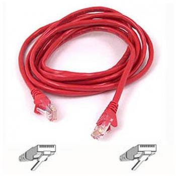 Cavo patch Belkin 0,5m CAT5 RJ45 snagless rosso