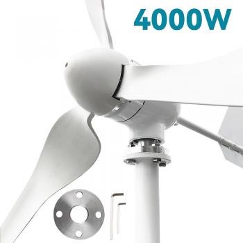 Muggys 5000W Éolienne Low Start à 3 pales