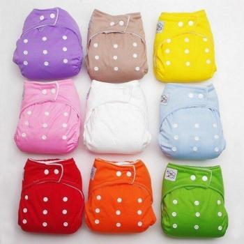 Soft Reusable Baby Diaper – 1 Piece, Adjustable Cloth Nappy for Infants
