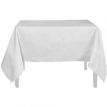 Nappe carrée Palmier 180x180 cm Gris