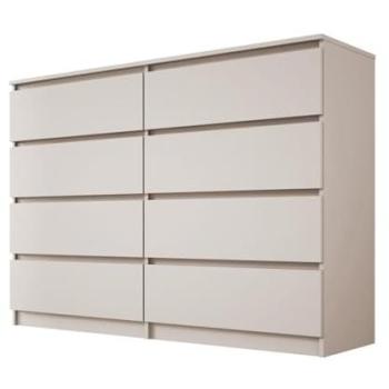 Élégance Cachemire – Commode 8 tiroirs, dimensions 139x102x39 cm