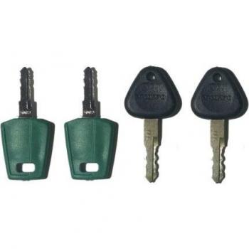 Tête de clé à 4 contacts – chargeur Volvo 777 C001