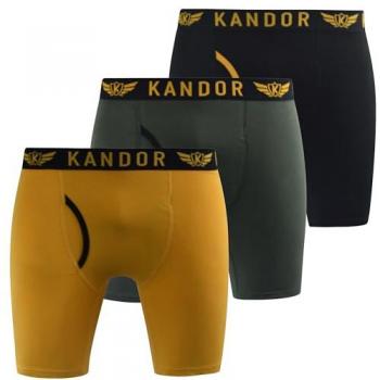 Mid-Medium Yellow Trunken Boxers Set