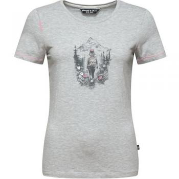CHILLAZ Damen Klettershirt Saile Mountain Paradise hellgrau | 40