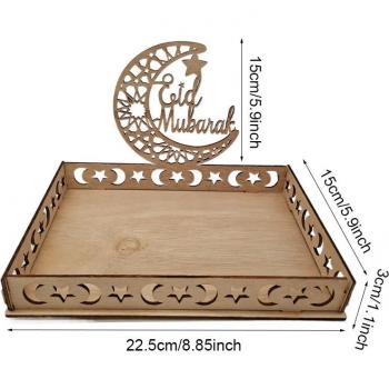 Eid Al Adha Wooden Tray Decoration