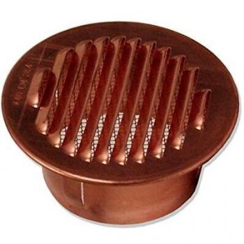 First Plast grille ventilante en cuivre Ø175 mm – tube intérieur 145 mm