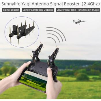 Amplificador de señal Yagi para Dron, 2,4 GHz, compatible con DJI Mavic Mini/PRO/Mavic 2/Phantom 4 Pro/EVO II, 2 unidades