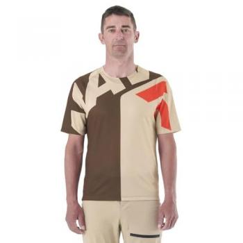 Mavic Deemax Enduro Series Short Sleeve Maroon Jersey for Male Riders