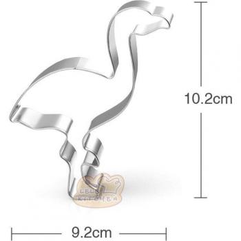 Flamingo Pineapple Coconut Tree Stainless Steel Cookie Stamps