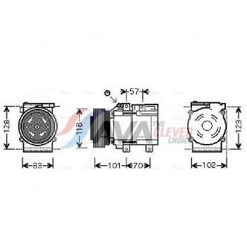 Hybrid Air Cooling Compressor HYAK209 – Ava Quality Series