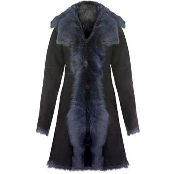 Infinity Leather Women's Size 18 Navy Toscana Trench Coat