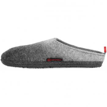 Mules en laine vierge foulée Giesswein, Noir, Taille 37