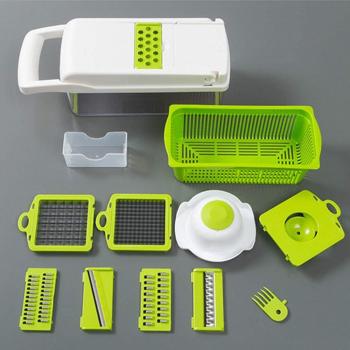 12-in-1 Keuken Snijder en Rasp voor Aardappelen en Uien
